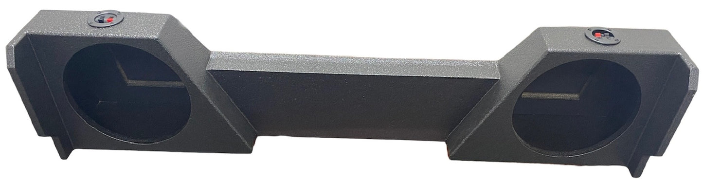 Dual 12" Downfire Subwoofer Enclosure – Chevy Silverado / GMC Sierra (2007–2018)