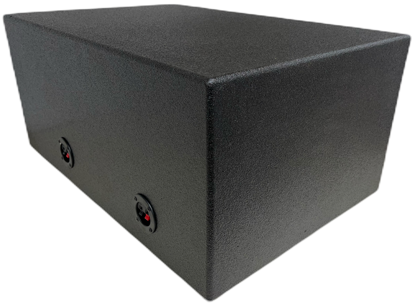 Jumbo Series Dual 12" Front-Fire Ported Enclosure | 37 Hz Tune | Double Baffle