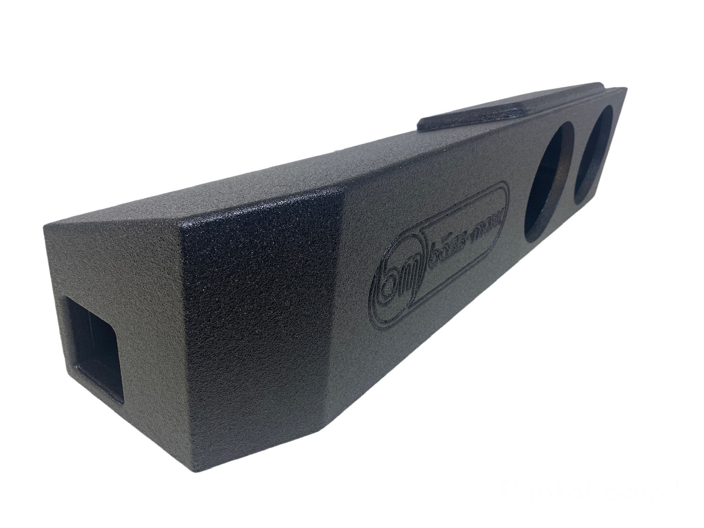 Jeep Gladiator Dual 8" Ported Up-Fire Enclosure (2018-2024) | Armor Coated