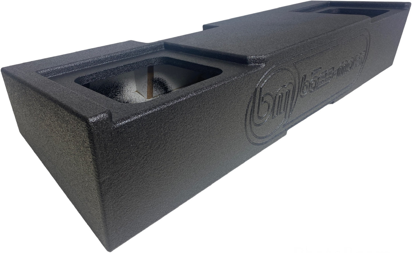 Chevy Silverado & GMC Sierra Single Cab Dual 12" Sealed Enclosure (1999-2006) | Armor Coated