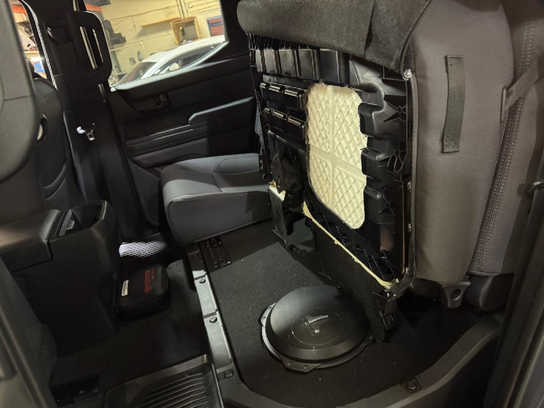 Toyota Tacoma 2024+ Crew Cab Double Cab- Single Sealed Subwoofer Box 8in, 10in, 12in