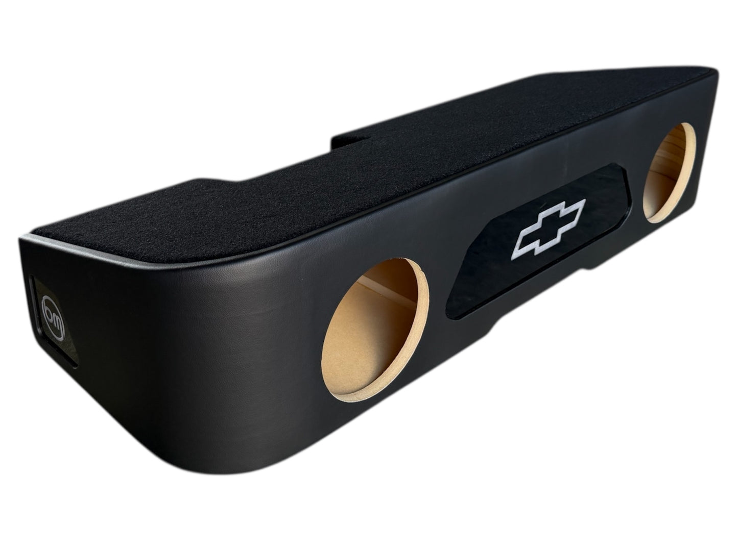 GM/Chevy Custom Underseat Enclosure: 2019+ Crew Cab (Dual 8")